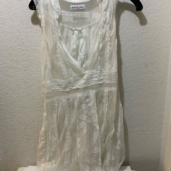 REBECCA BEESON white LACE TOP cover size 1 - Picture 2 of 6